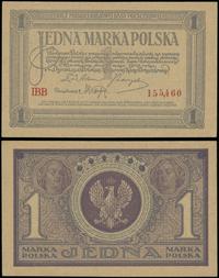 1 marka polska 17.05.1919, seria IBB, numeracja 