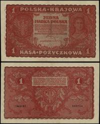 1 marka polska 23.08.1919, seria I-BZ, numeracja