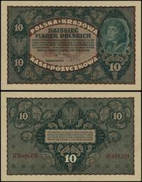 10 marek polskich 23.08.1919, seria II-DZ, numer