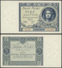 5 złotych 2.01.1930, seria CN, numeracja 2443369