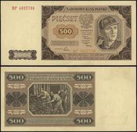 500 złotych 1.07.1948, seria BP, numeracja 40377