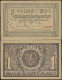 1 marka polska 17.05.1919, seria IAS, numeracja 