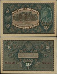 10 marek polskich 23.08.1919, seria II-CB, numer