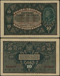 10 marek polskich 23.08.1919, seria II-EY, numer