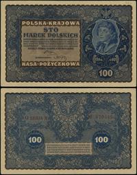 100 marek polskich 23.08.1919, seria IJ-N, numer