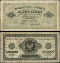 500.000 marek polskich 30.08.1923, seria R, nume