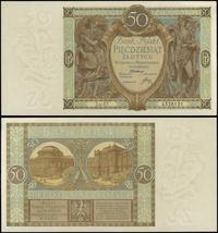 50 złotych 1.09.1929, seria EF, numeracja 452813