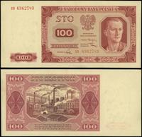 100 złotych 1.07.1948, seria EB, numeracja 63627