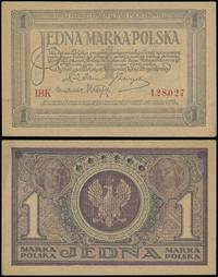 1 marka polska 17.05.1919, seria IBK, numeracja 