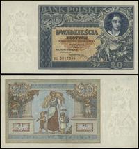20 złotych 20.06.1931, seria BD, numeracja 50178