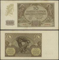 10 złotych 1.03.1940, seria F, numeracja 1516142