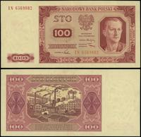 100 złotych 1.07.1948, seria IN, numeracja 65698