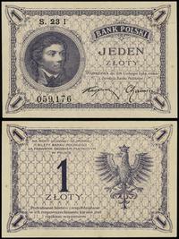 1 złoty 28.02.1919, seria 23 I, numeracja 059176