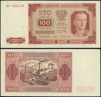100 złotych 1.07.1948, seria GC, numeracja 41621