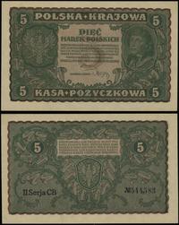 5 marek polskich 23.08.1919, seria II-CB, numera