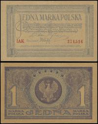 1 marka polska 17.05.1919, seria IAK, numeracja 