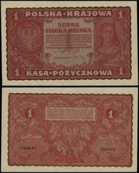 1 marka polska 23.08.1919, seria I-CR, numeracja