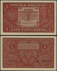 1 marka polska 23.08.1919, seria I-GC, numeracja