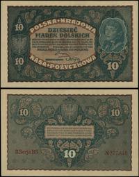 10 marek polskich 23.08.1919, seria II-BS, numer
