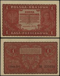 1 marka polska 23.08.1919, seria I-DO, numeracja