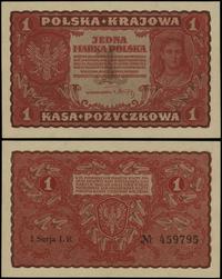 1 marka polska 23.08.1919, seria I-LR, numeracja