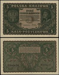 5 marek polskich 23.08.1919, seria II-DA, numera
