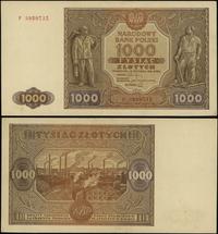 1.000 złotych 15.01.1946, seria F, numeracja 593