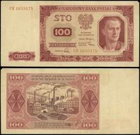 100 złotych 1.07.1948, seria CH, numeracja 16551