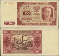 100 złotych 1.07.1948, seria GF, numeracja 73682