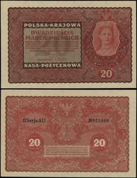 20 marek polskich 23.08.1919, seria II-AU, numer