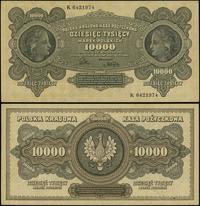 10.000 marek polskich 11.03.1922, seria K, numer