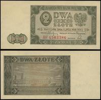 2 złote 1.07.1948, seria AW, numeracja 4503386, 