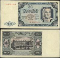 20 złotych 1.07.1948, seria CR, numeracja 820254
