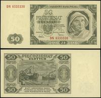 50 złotych 1.07.1948, seria DN, numeracja 653533