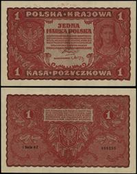 1 marka polska 23.08.1919, seria I-AZ, numeracja