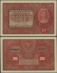 20 marek polskich 23.08.1919, seria II-BX, numer