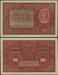 20 marek polskich 23.08.1919, seria II-ER, numer