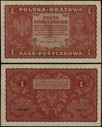 1 marka polska 23.08.1919, seria I-BM, numeracja