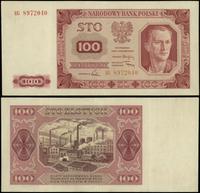 100 złotych 1.07.1948, seria EG, numeracja 89720
