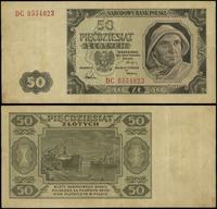 50 złotych 1.07.1948, seria DC, numeracja 055482