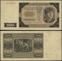 500 złotych 1.07.1948, seria AL, numeracja 87991