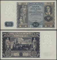 20 złotych 11.11.1936, seria BŁ, numeracja 85400