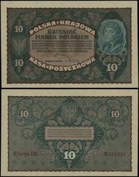 10 marek polskich 23.08.1919, seria II-DB, numer