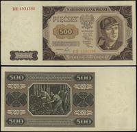 500 złotych 1.07.1948, seria BH, numeracja 45343