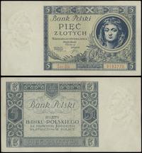5 złotych 2.01.1930, seria DU, numeracja 9193770