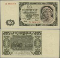 50 złotych 1.07.1948, seria CI, numeracja 969892