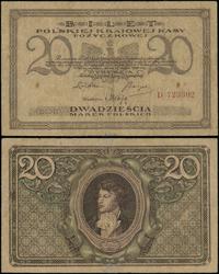 20 marek polskich 17.05.1919, seria D, numeracja