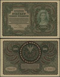 500 marek polskich 23.08.1919, seria I-CU, numer