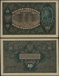 10 marek polskich 23.08.1919, seria II-BQ, numer