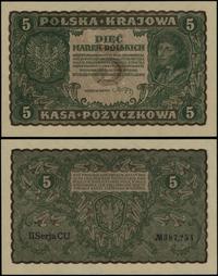 5 marek polskich 23.08.1919, seria II-CU, numera